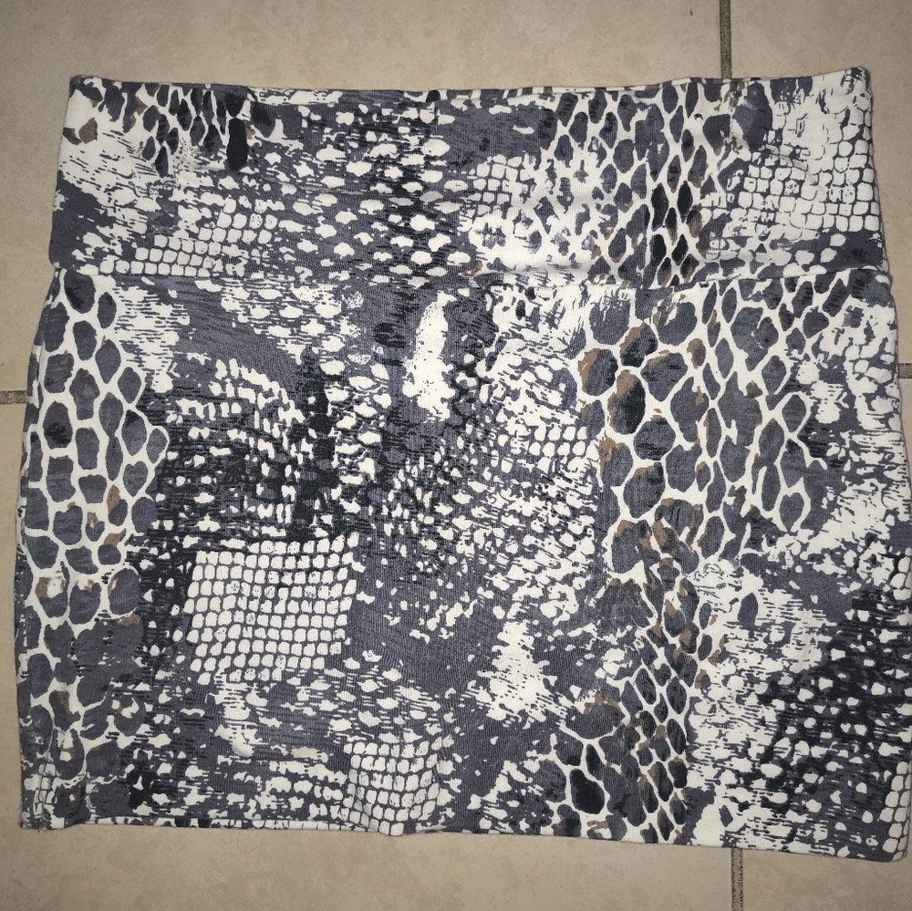 Bingo Snake Mini Skirt.